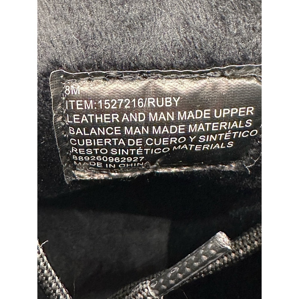 Weatherproof Women's Ruby Winter Boots Size 8 Black Memory Foam Leather Upper - Picture 5 of 9